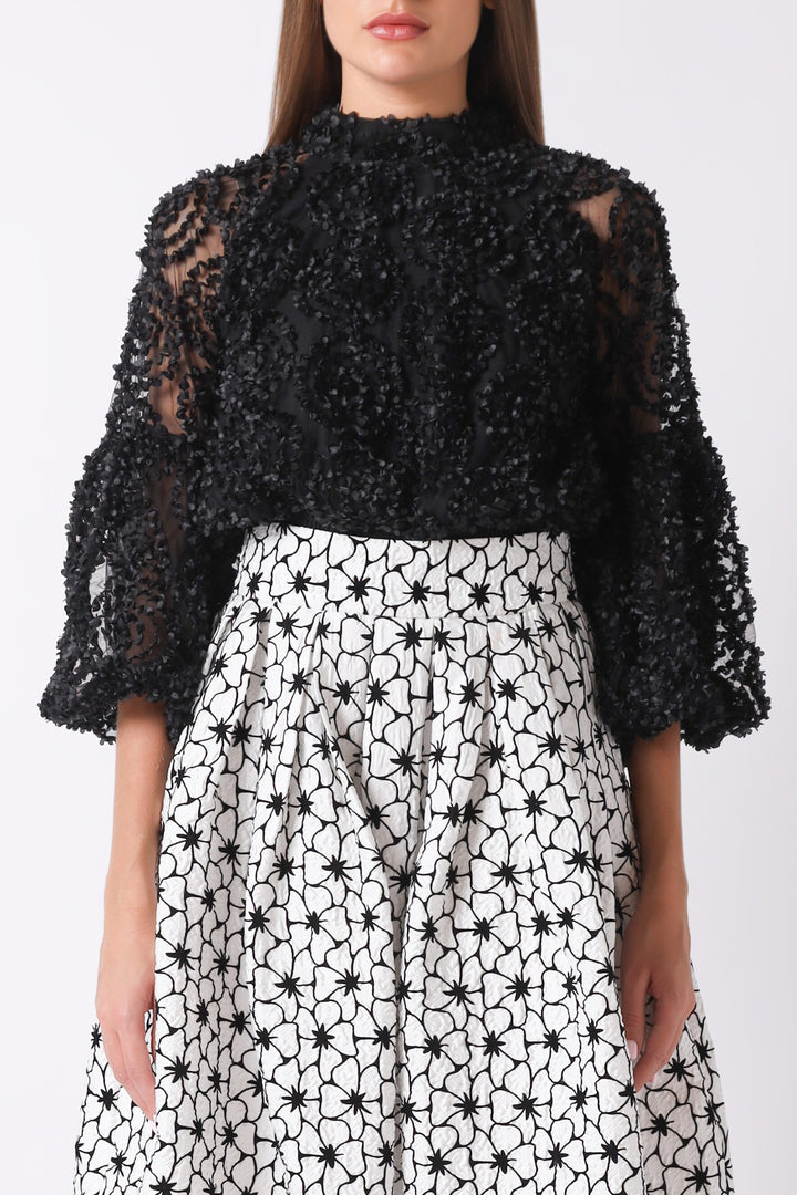 Floral Fantasy Lace Blouse