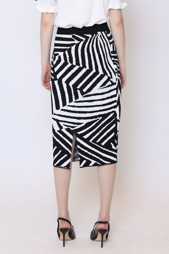 Geometric Glam Skirt