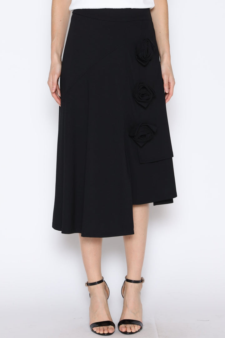 Rosette Embellished Skirt
