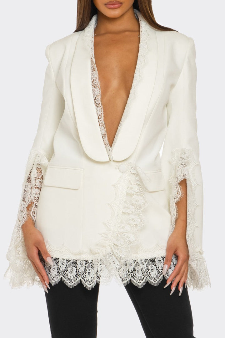 Laced Agenda Blazer