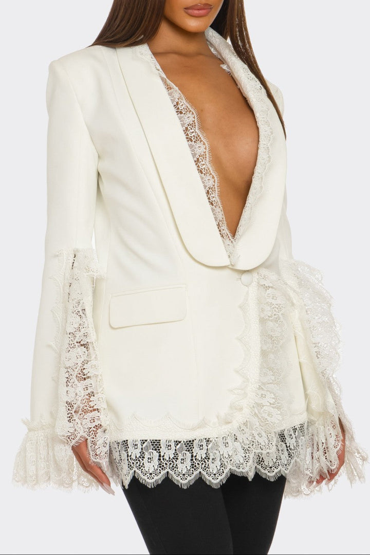 Laced Agenda Blazer
