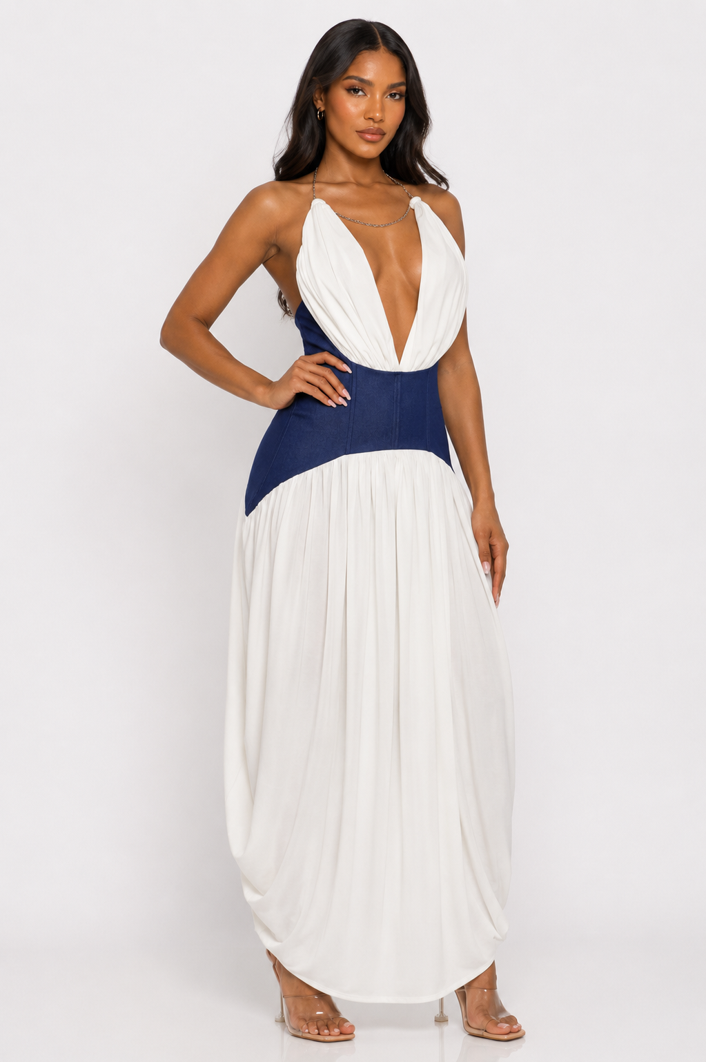 Denim Desire Maxi Dress