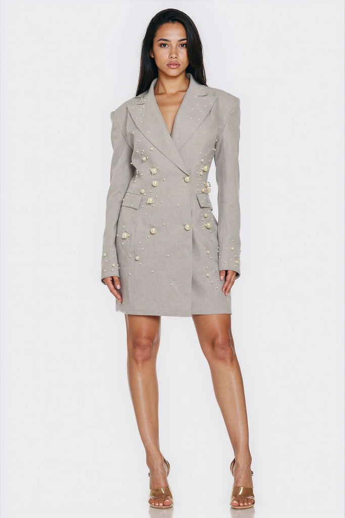 GOLD DOUBLE BUTTON DRESS COAT グレー GOLDEN BUTTON BLACK GRAY DOUBLE BREASTED SUIT