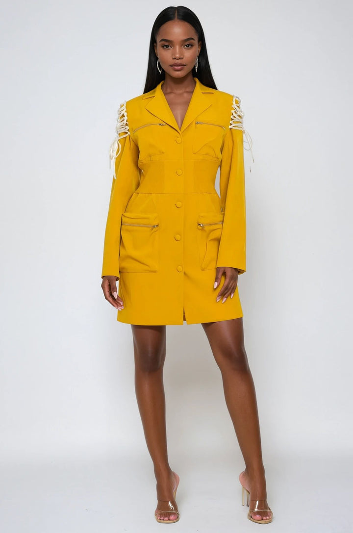 Sunshine Authority Blazer Dress