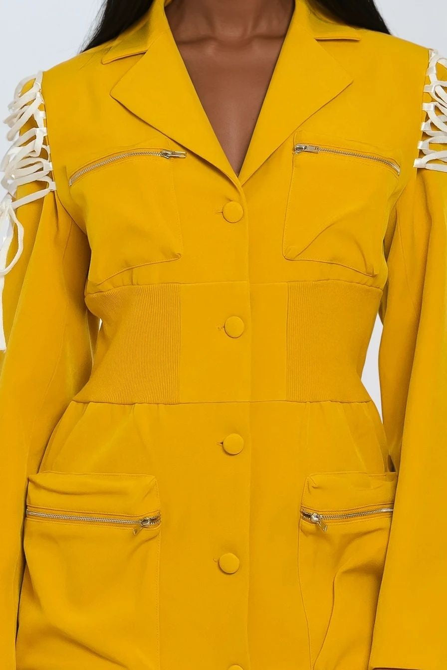 Sunshine Authority Blazer Dress