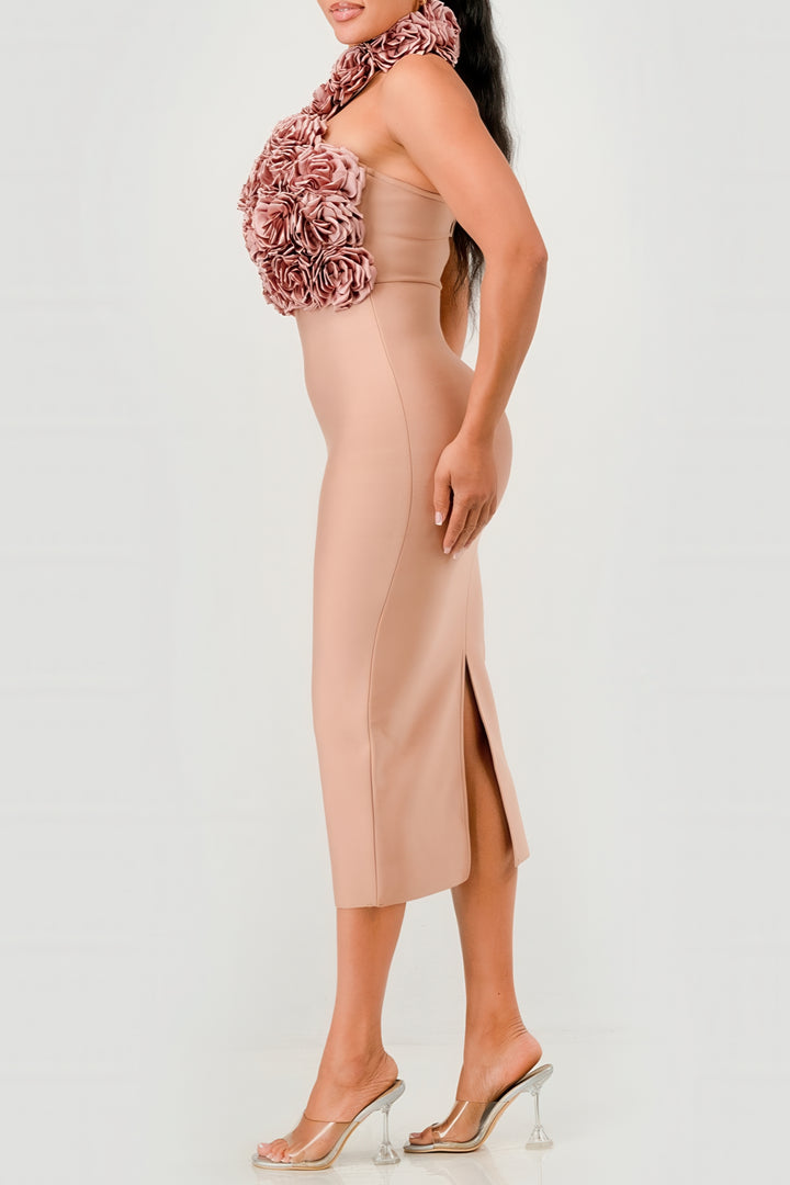 Rosette Reverie Midi Dress