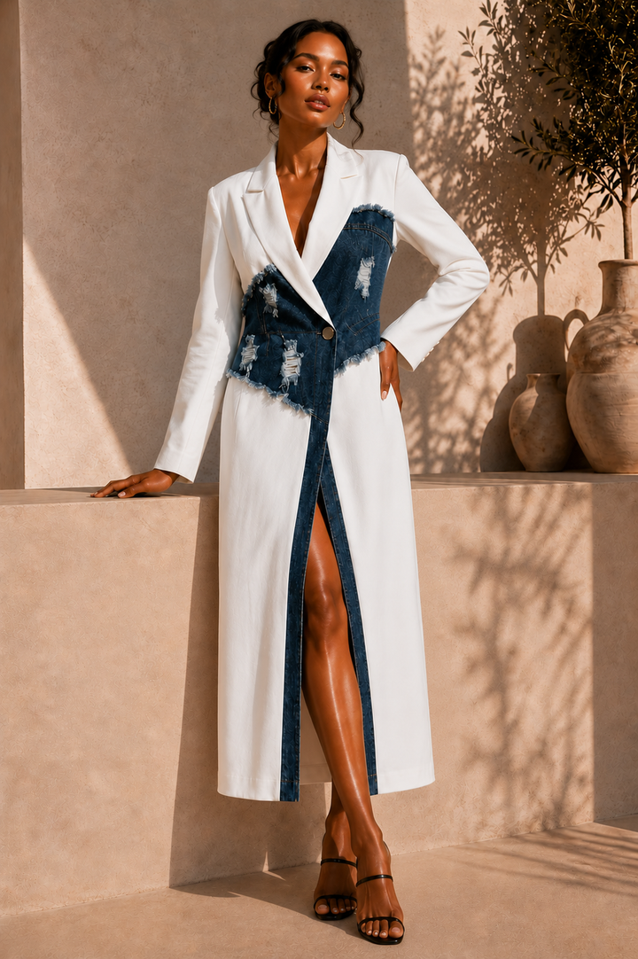 The Indigo Edit Midi Dress