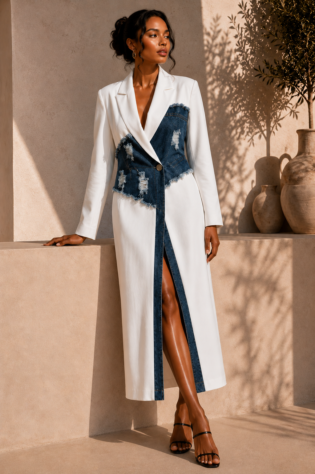 The Indigo Edit Midi Dress