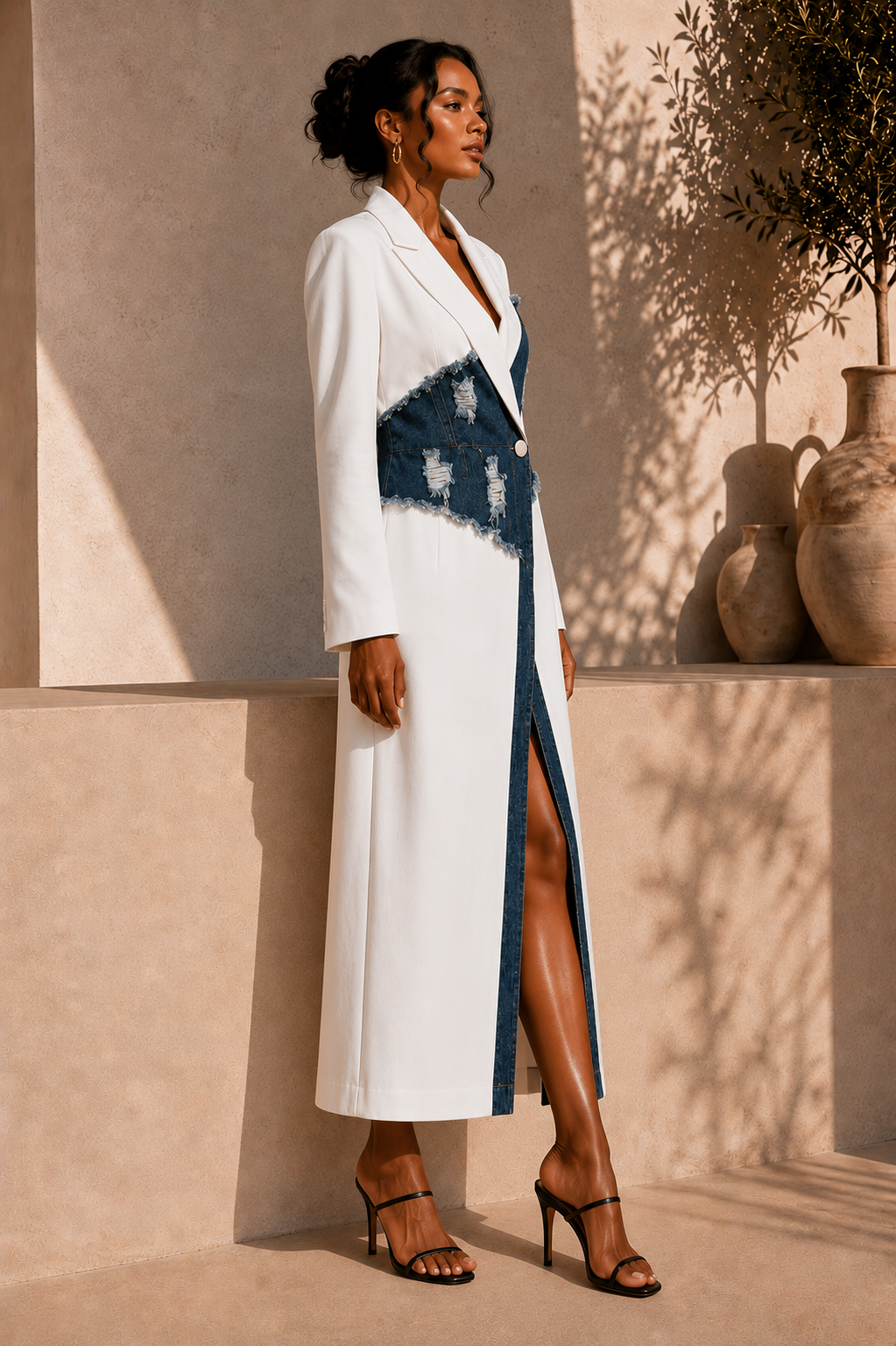 The Indigo Edit Midi Dress