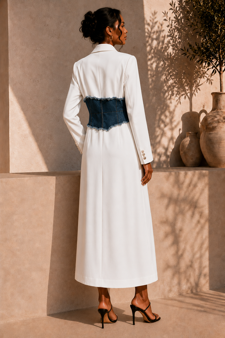 The Indigo Edit Midi Dress