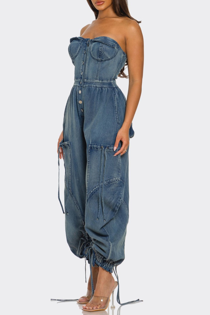 Denim on Demand Jumpsuit