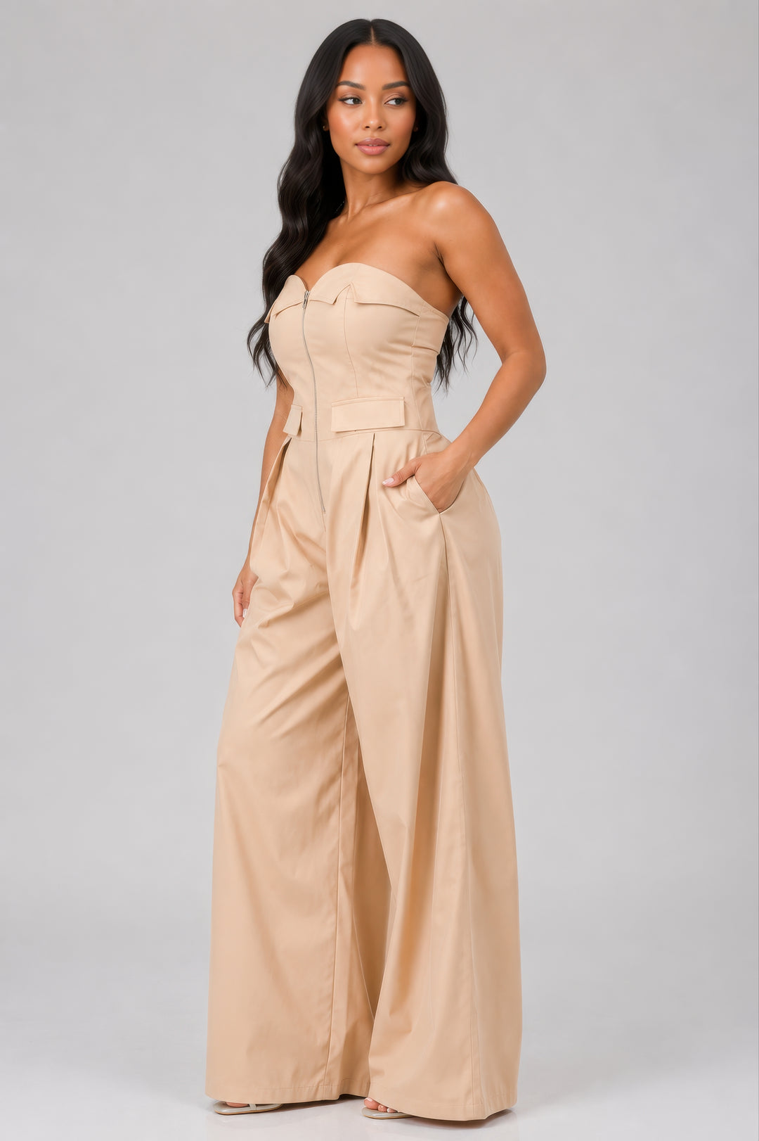 Sandstone Silhouette Jumpsuit