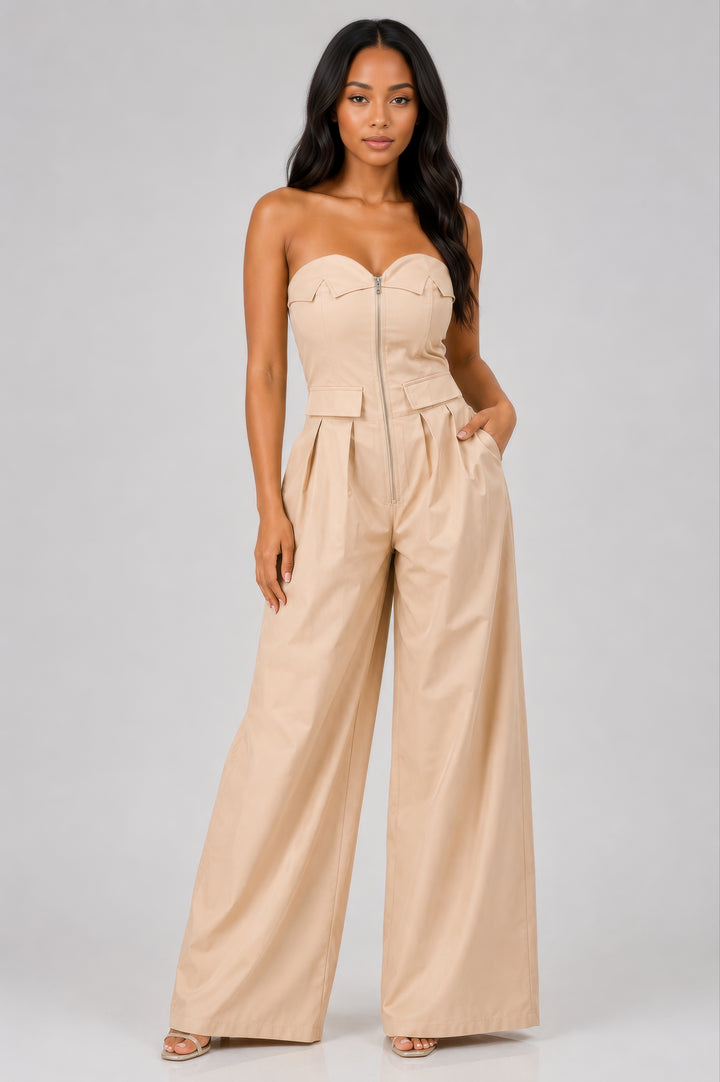 Sandstone Silhouette Jumpsuit