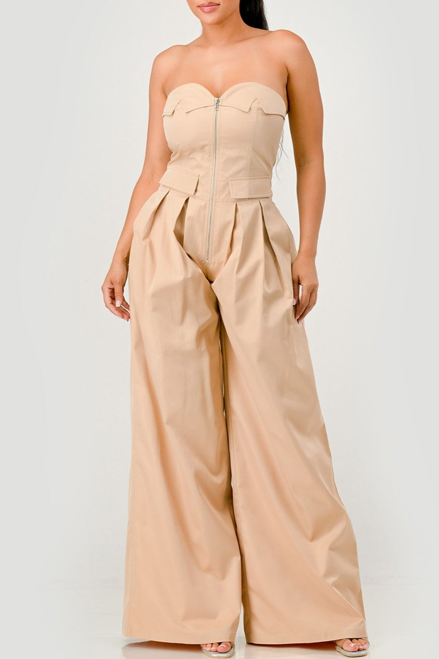Sandstone Silhouette Jumpsuit