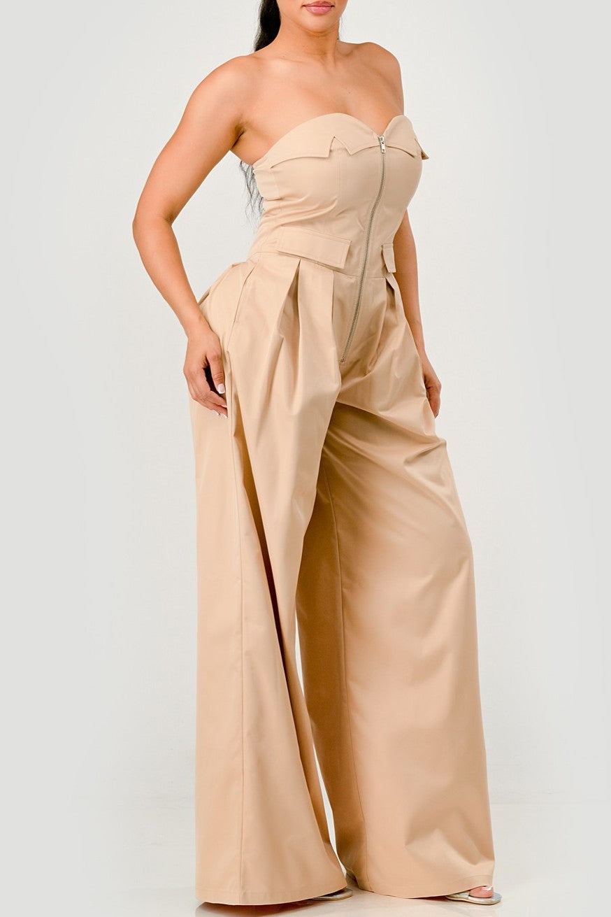Sandstone Silhouette Jumpsuit