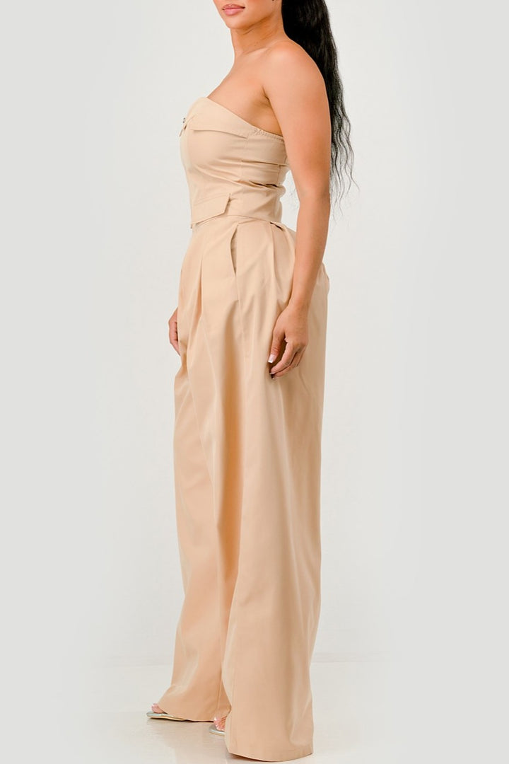 Sandstone Silhouette Jumpsuit