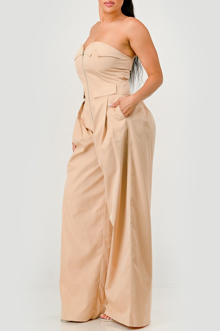 Sandstone Silhouette Jumpsuit