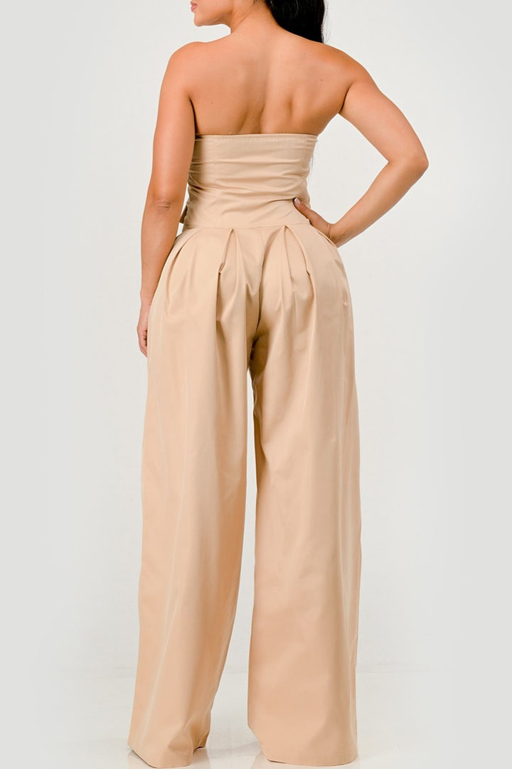 Sandstone Silhouette Jumpsuit
