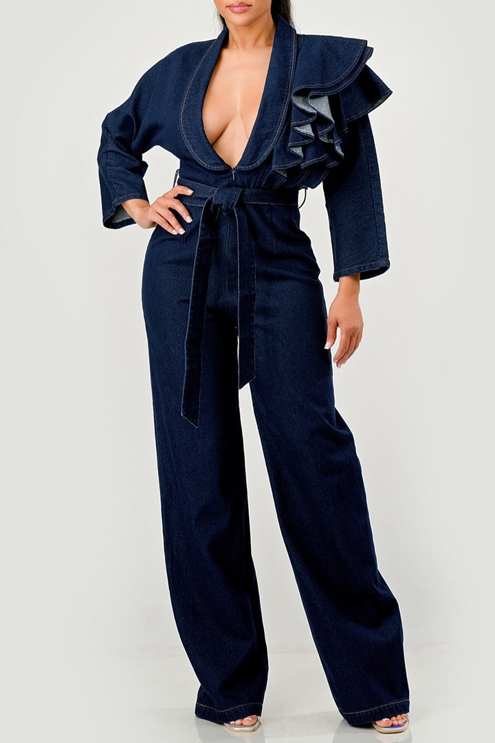 Diva Energy Ruffle Jumpsuit