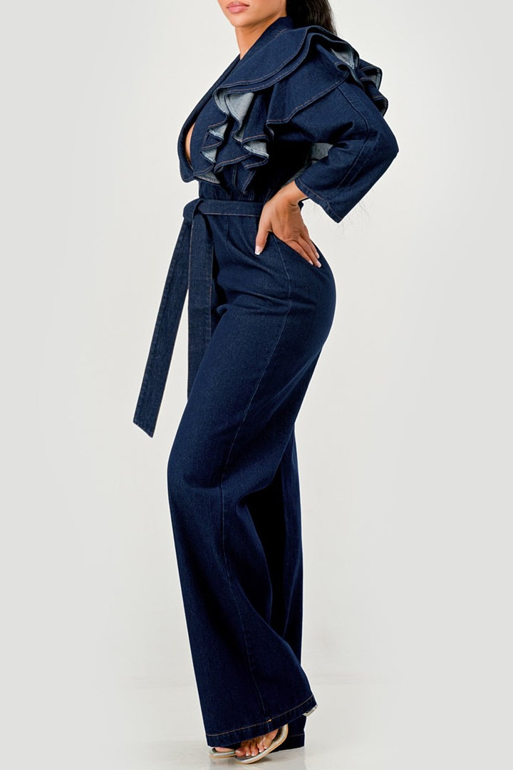Diva Energy Ruffle Jumpsuit
