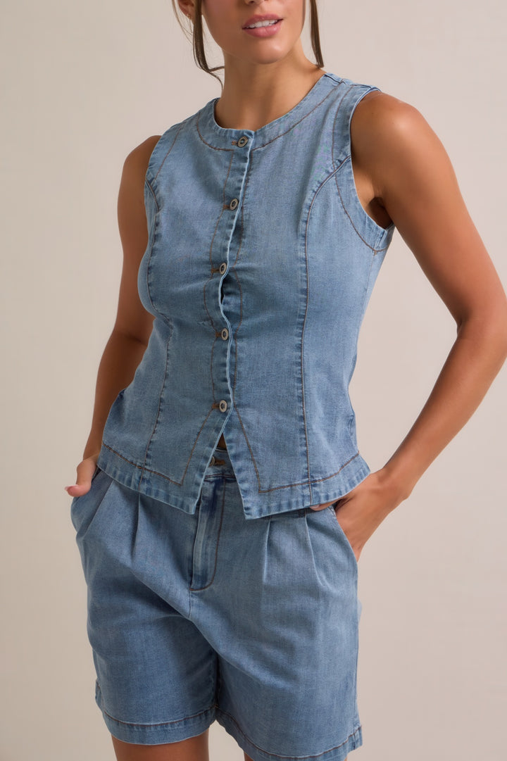 Day-to-Night Denim Set