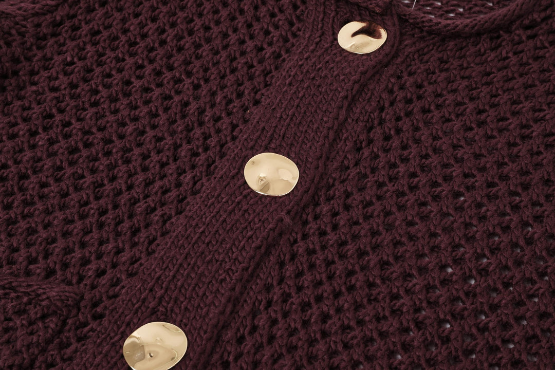 Buttoned Bliss Knit Cardigan