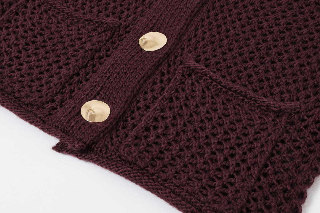 Buttoned Bliss Knit Cardigan