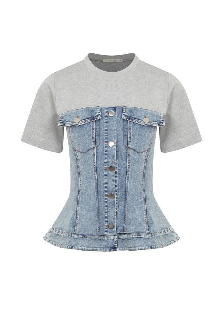 Urban Frame Denim Top