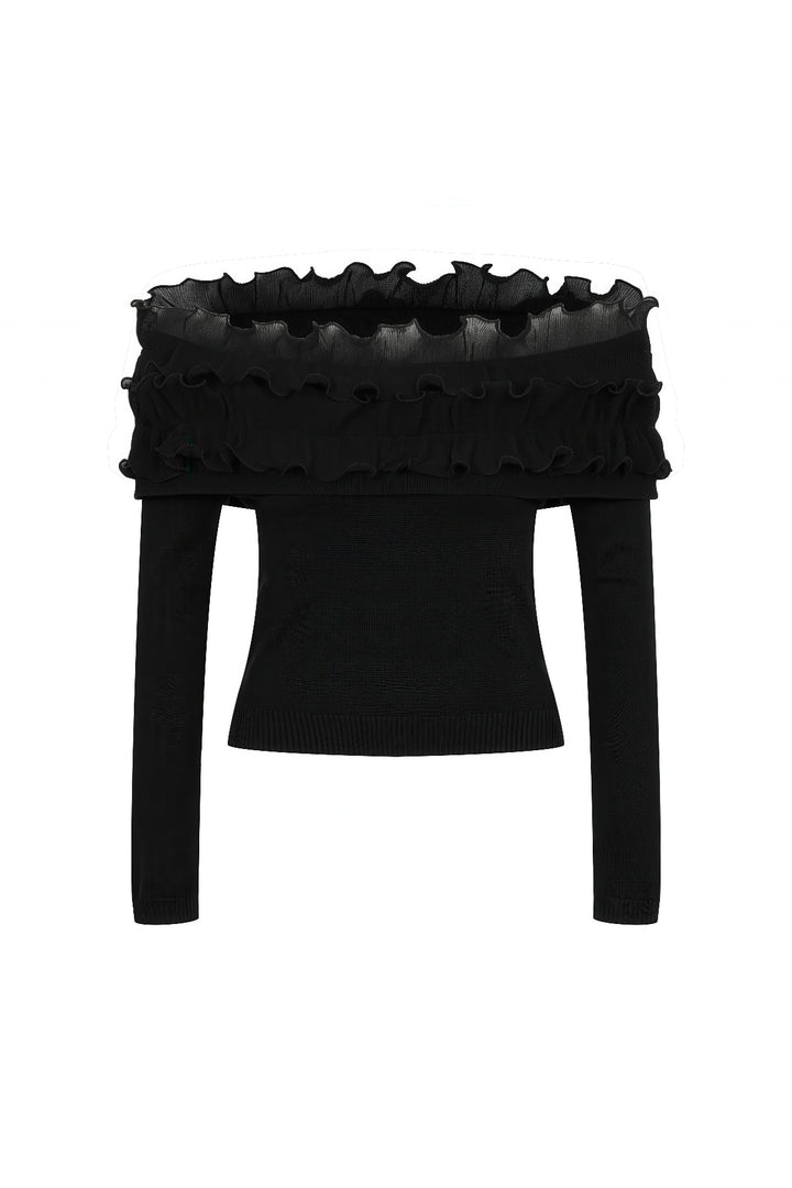 Double Take Ruffle Blouse