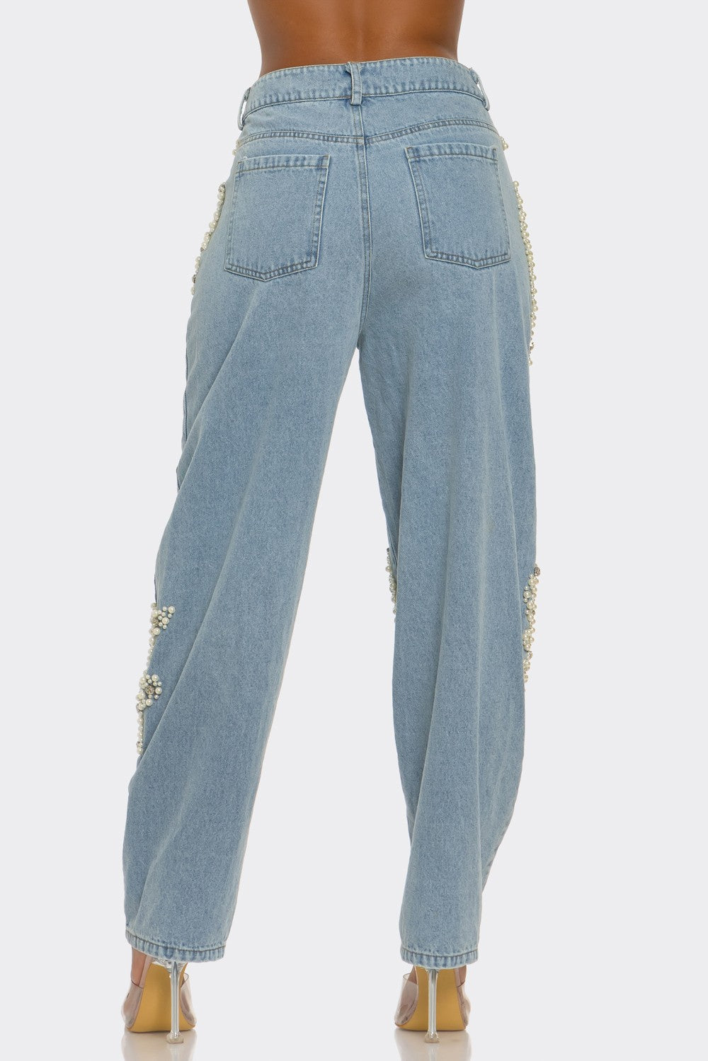Pearls & Attitude Denim Pants