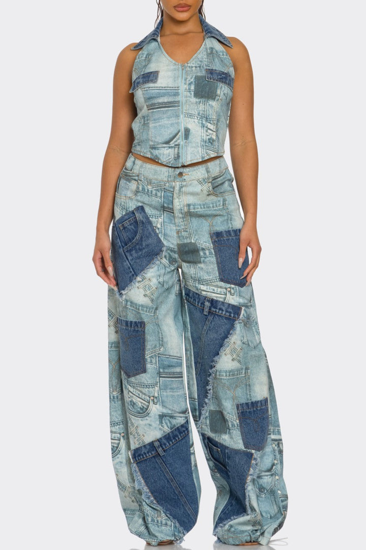 Retro Rinse Denim Set