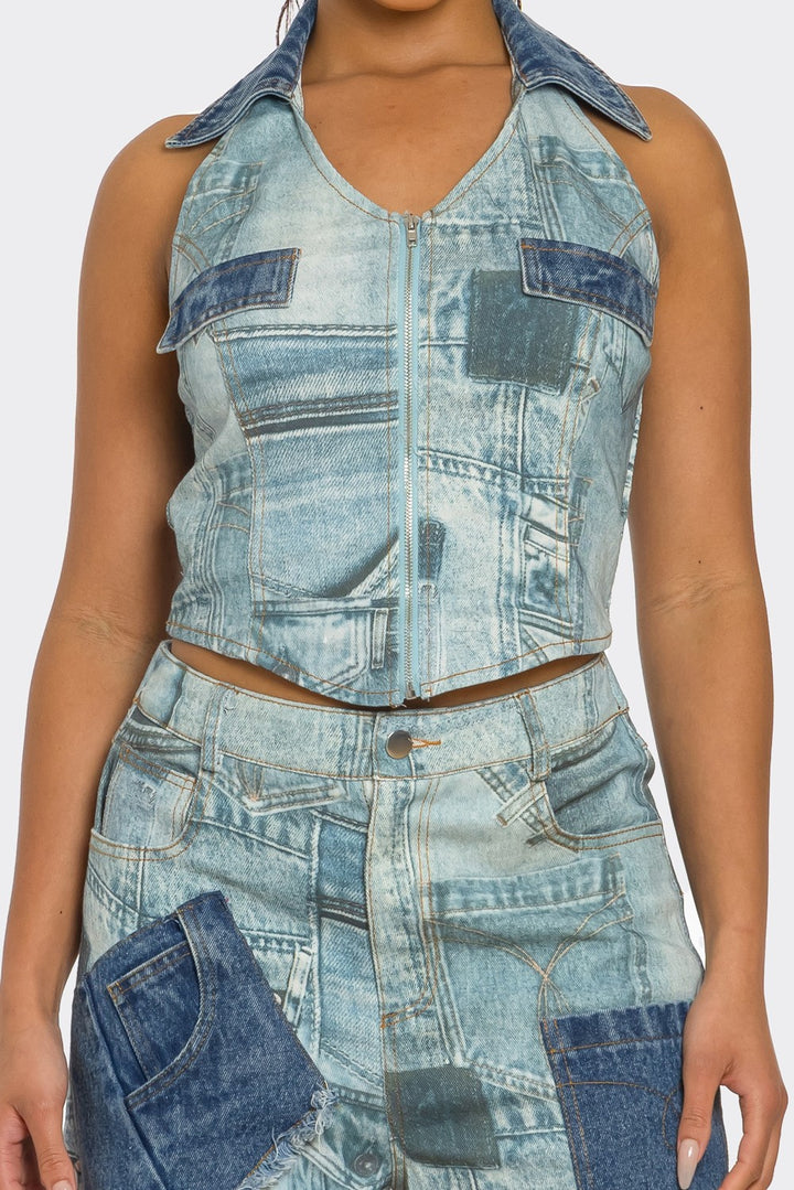 Retro Rinse Denim Set