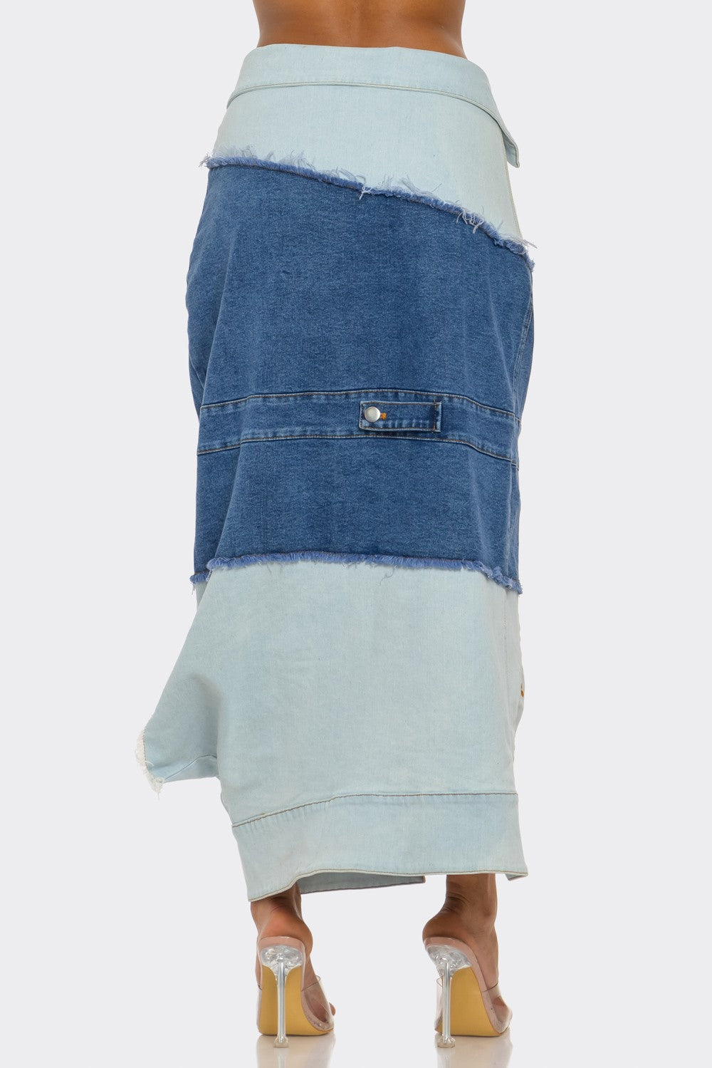 Patch It Up Denim Skirt