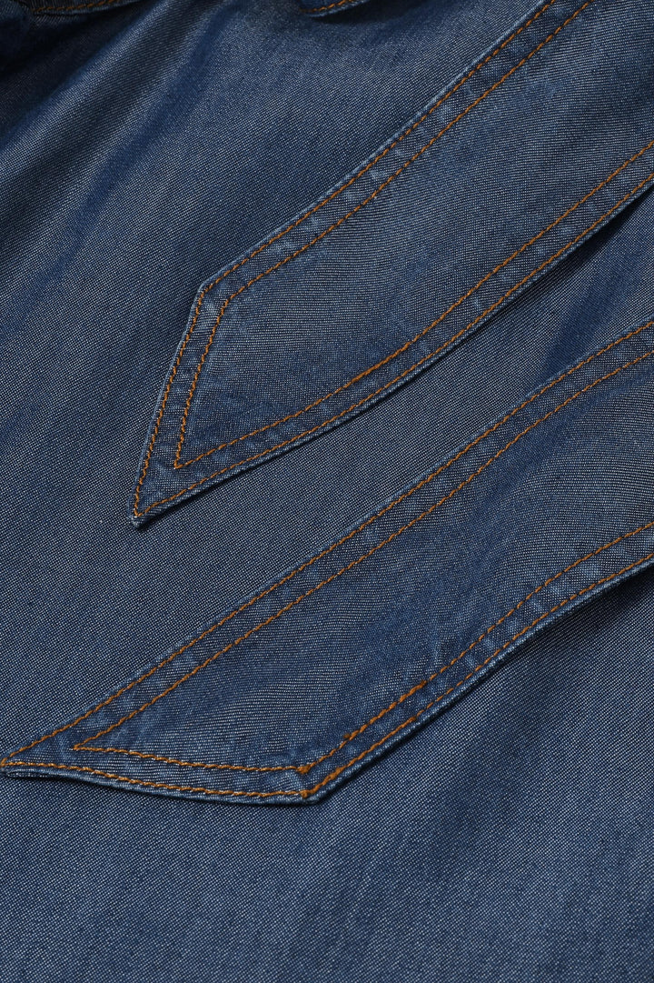 Cityline Belted Denim Pants