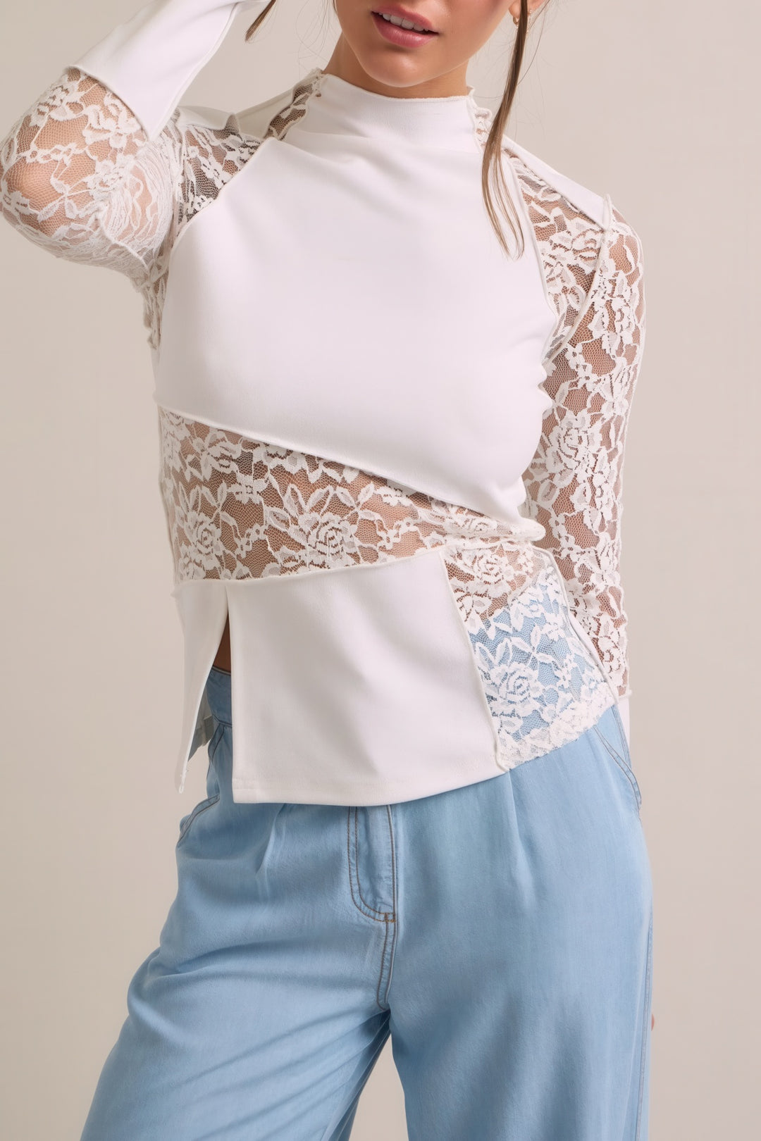 The Intrigue Lace Blouse