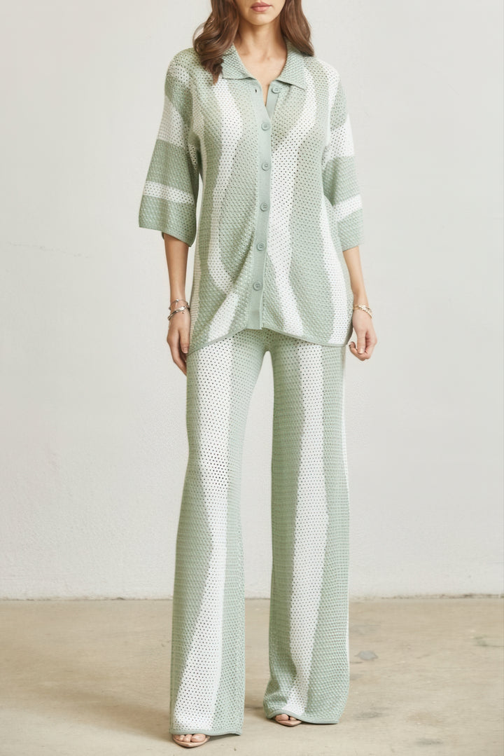 Palm Waves Mint Set
