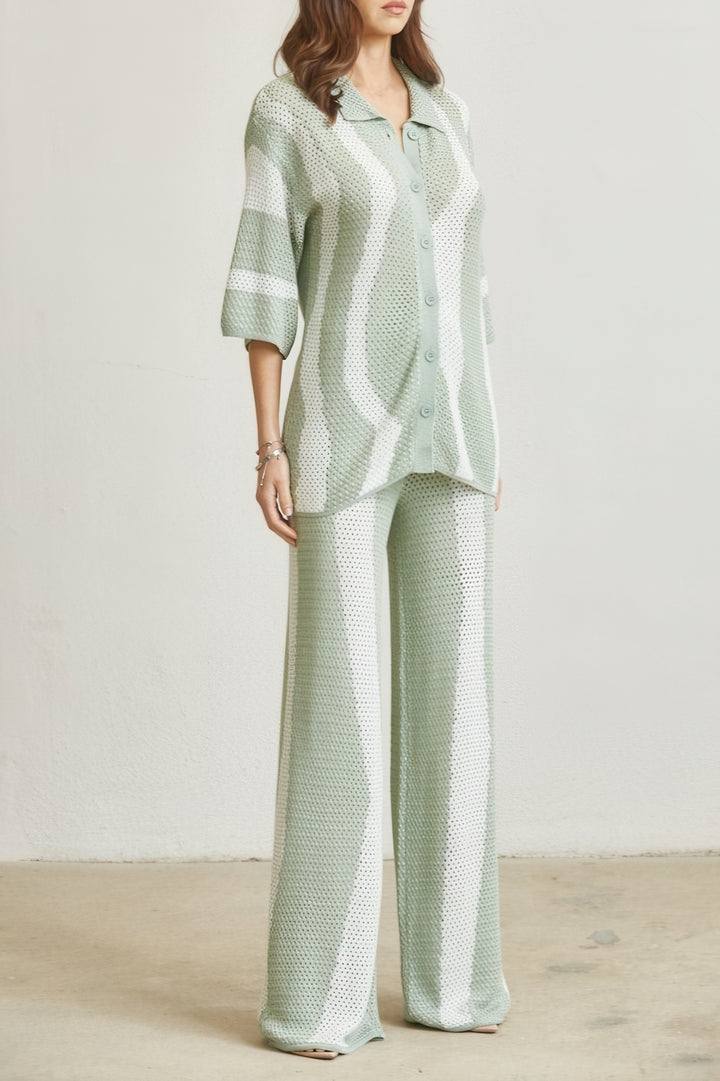 Palm Waves Mint Set