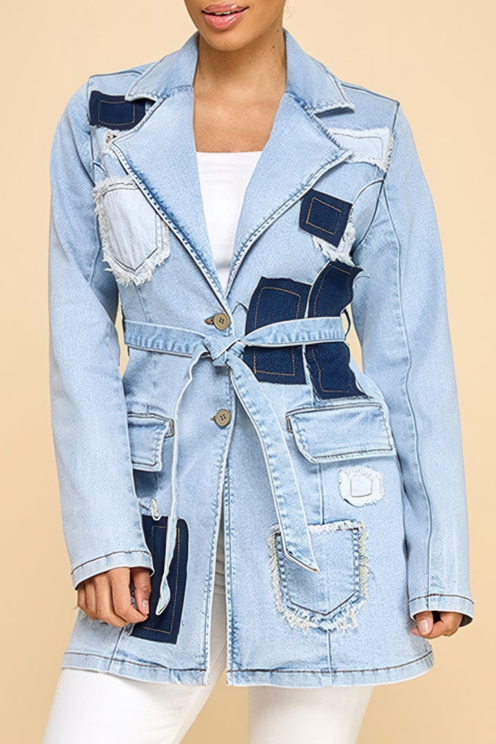 Patch Perfect Denim Coat