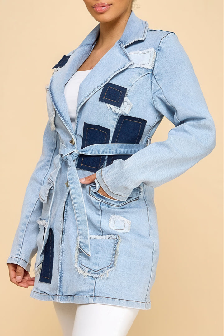 Patch Perfect Denim Coat