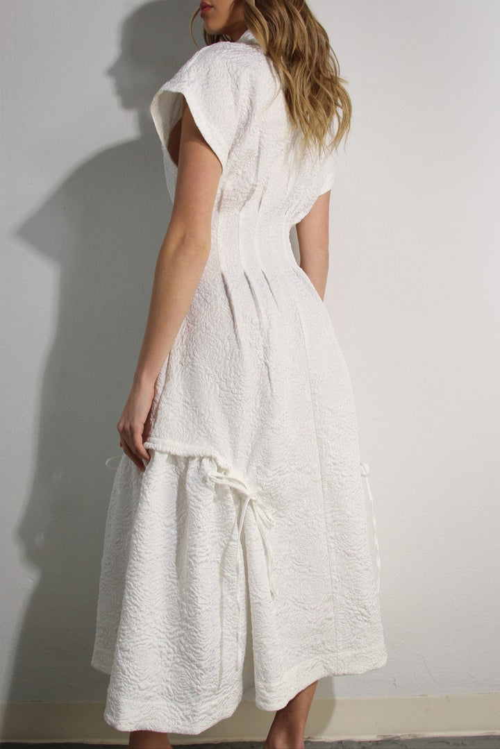 Jacquard Rose Dress