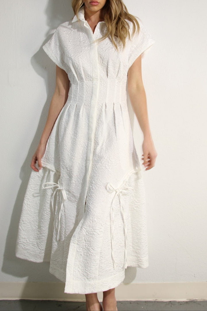 Jacquard Rose Dress