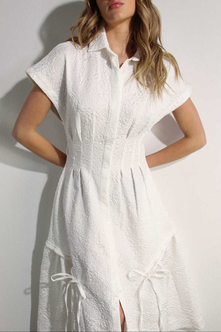 Jacquard Rose Dress