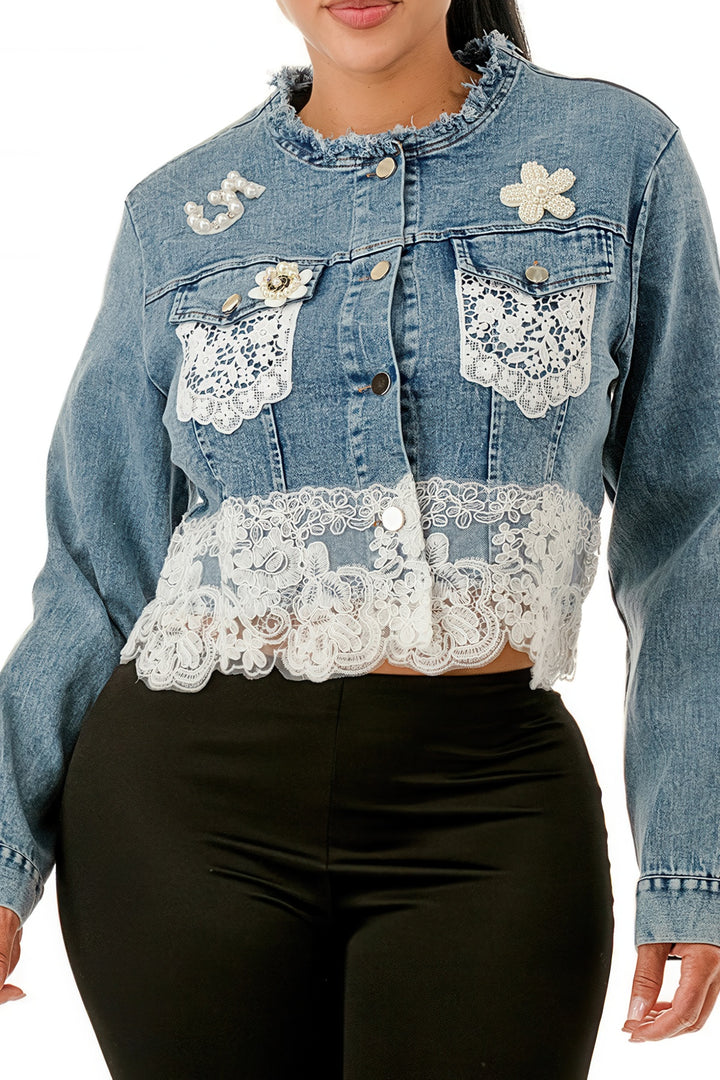 Fray & Play Denim Jacket