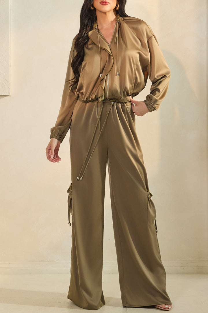 The Jetsetter Satin Set