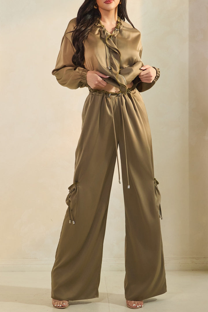 The Jetsetter Satin Set